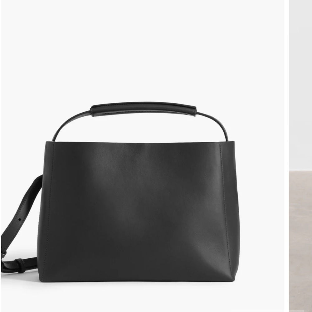 Flattered Hedda Grande Handbag Leather Black - Picture 6 of 15